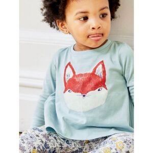 NEW Tea Collection Toddler 12-18 Months Friendly Fox Graphic Tee
